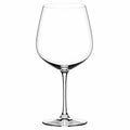 Verre à vin sur pied 550 ml en verre transparent - forme ballon élégante